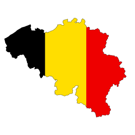 België kleuren vlag